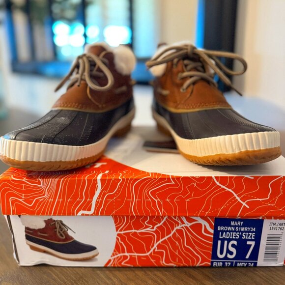 J/Sport by Jambu Mary Duck Boots – Waterproof, Faux Fur Lined, Women’s US 7, NIB - Picture 1 of 9